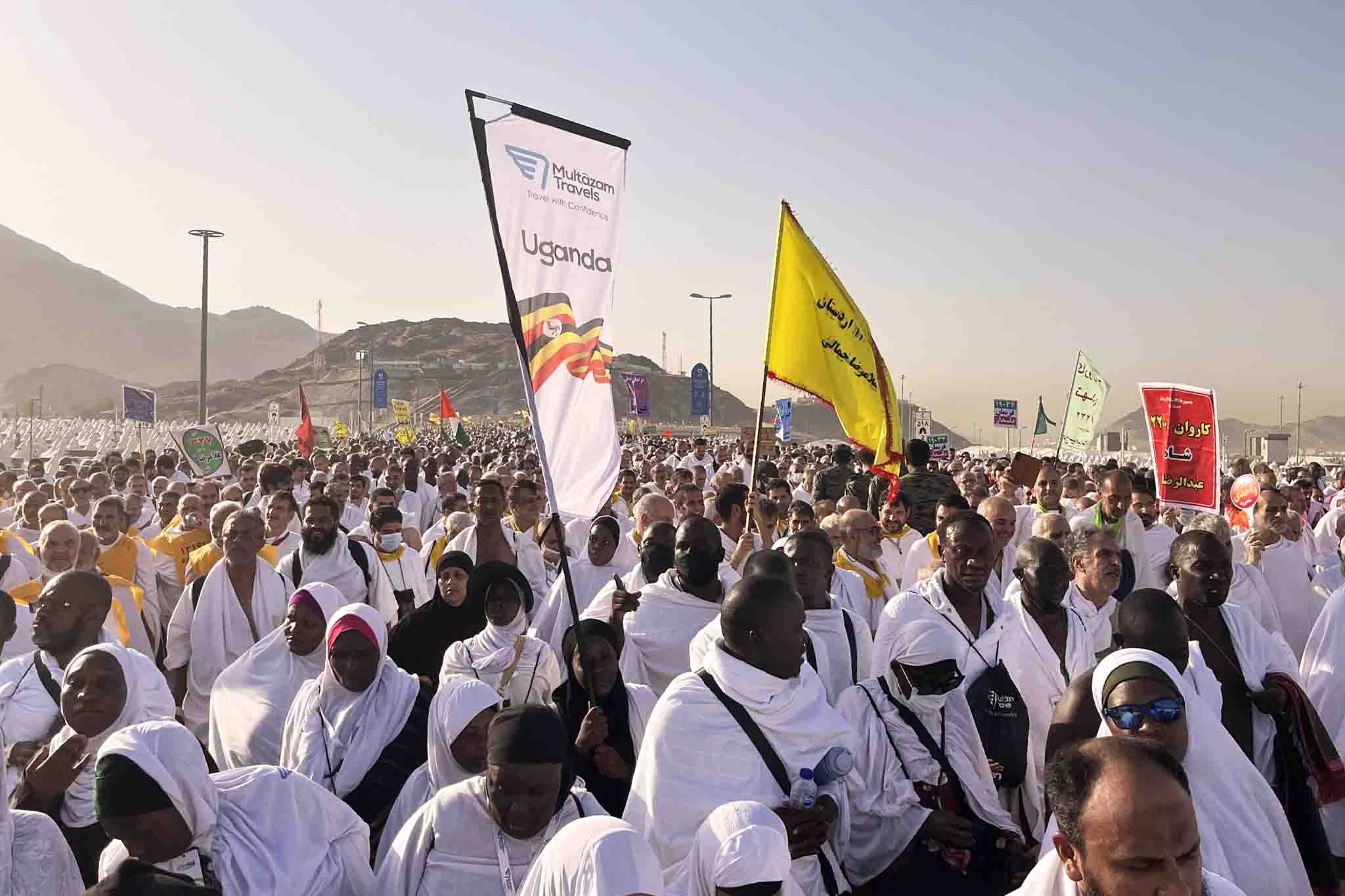 First Hajj group led by the Multazam Travels team